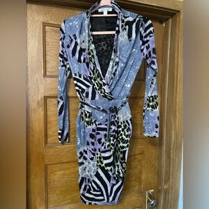 Nico LA 100% Rayon Animal‎ Print Dress